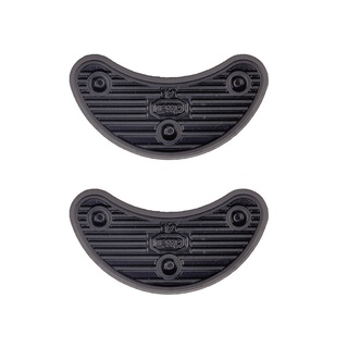 puntas de goma negra para tacón, almohadilla de suela de repuesto, 31 x 16 mm (6)