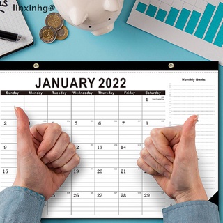 linxinhg @ 2022 Calendario Planificador Mensual Agenda De Pared Organizador Diario * Nuevo