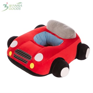Asientos de bebé sofá juguetes asiento de coche asiento de coche bebé felpa sin relleno (rojo) (3)