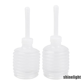 [Shinelight] 2 piezas 200 ml Enema Anal Kit de limpieza Vaginal a presión lavadora ducha ducha limpiador botella (1)
