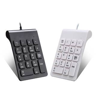 amp* Mini Digital 18-key Numeric Keypad Numpad Number Pad Keyboard for Accounting Teller Laptop Tablets