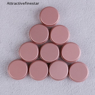 【AFS】 10ps Empty Aluminum Pot Jars Cosmetic Containers With Lid Eye cream Aluminum box 【Attractivefinestar】