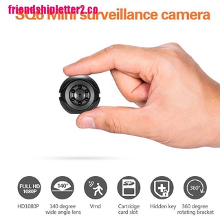 [F2CO] 1080P Mini cámara espía oculta detección de movimiento DV DVR niñera Cam IR visión nocturna (1)