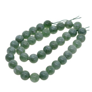 Joyas Verdes De Jade De 2xmalay Haciendo Perlas Redondas Sueltas 15 Pulgadas 10 Mm