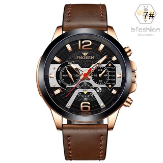 Reloj de cuarzo de los hombres con correa de acero blanco 6 agujas 30m profundo impermeable moda reloj deportivo regalos para hombres (8)