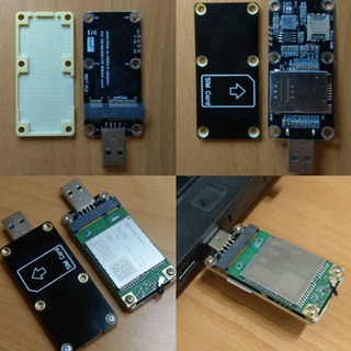 Tarjeta Mini-Pcie a Usb2.0 Adatper a 3g/4g/5g/ll con ranura Para tarjeta Sim De Alta velocidad Para tarjeta De memoria Usb 2.0 (5)