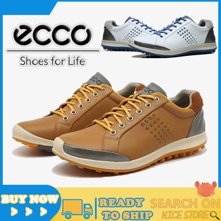 [Penghantaran Ekspres] ECCO clásico de lana de cuero zapatos de golf al aire libre zapatos de deporte