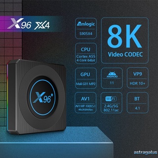 X96 X4 Smart TV Box An 10S905X4 Set-Top Box Network Player 2.4G/5GWiFi TV Box Astraqalus