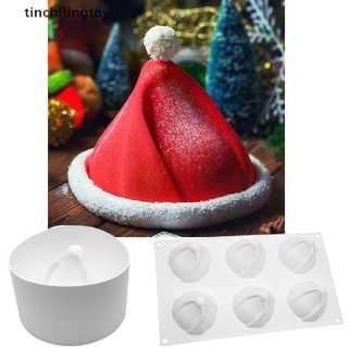 [tinchilingtoy] molde de silicona para tartas de navidad, 3d, bricolaje hecho a mano, herramienta para hornear cocina [caliente]