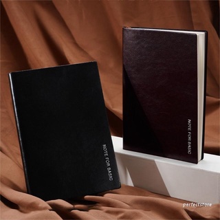 Perfect A5 96 hojas de papelería cuaderno gobernado bloc de notas moda negocios cuaderno negro