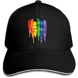 foookl acuarela lgbt love wins rainbow gorra de perfil bajo sombrero gorras de béisbol blanco