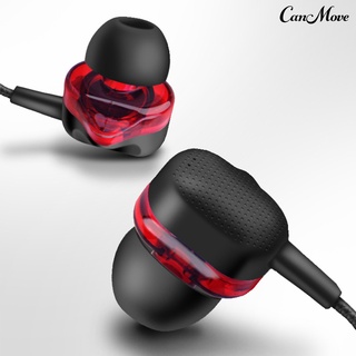 Canmove R3 Universal 3.5mm Dynamic Wired Heavy Bass HiFi In-ear Sport Phone Earphone