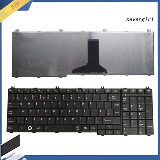 Sev-Reemplazo teclado inglés para portátil Toshiba C650 L650D L660 L655 L650 C655