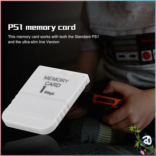 PS1 tarjeta de memoria 1 Mega tarjeta de memoria para Playstation 1 One PS1 PSX juego útil práctico asequible blanco 1M 1MB