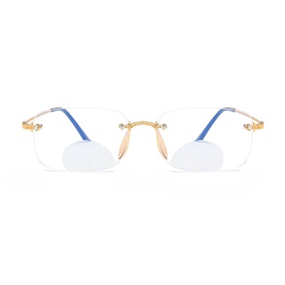 WOWOWOO Gafas De Lectura Unisex Presbicia Portátiles + 1.0 ~ 4.0 Anti-Azul Luz Lejos Espectáculo Bifocal (9)