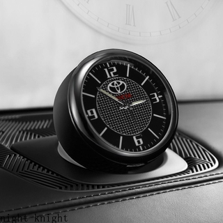 Interior del coche piezas mini reloj reloj electrónico automático reloj de cuarzo para Toyota Camry Altis Vigo Fortuner CHR Vios Yaris Ativ Hilux REVO Avanza hiace commuter innova Fortuner
