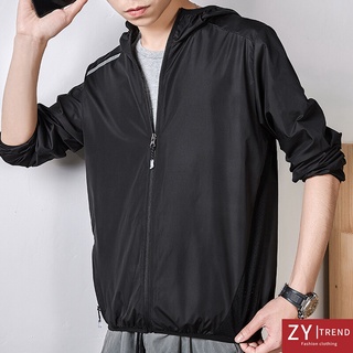 Hombres abrigo protector solar abrigo transpirable abrigo delgado abrigo coreano moda piel abrigo deportes abrigo anti ultravioleta capa