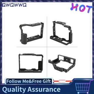 Qwqwwq - jaula de extensión de aluminio para cámara Fuji XT3 XT2, sin espejo, color negro