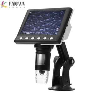 [knova] 1000X microscopio Digital electrónico de 4.3 pulgadas pantalla VGA 8 lupa LED