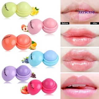 (jay) 6 colores bola redonda labios crema bálsamo de larga duración nutritivo labial hidratante (1)