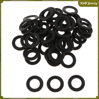 50PCS M14 Rubber Oil Crush Washers/Drain Plug Gaskets Compatible with Ford
