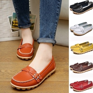 Ladies Casual Loafers Shoes Women Flat Shoes Plus Size