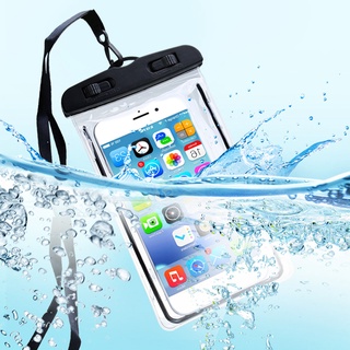 【FS】Glow in Dark Underwater Swimming Waterproof Bag Cell Phone Dry Pouch Case Cover
