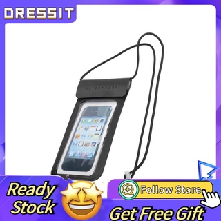 Dressit KUULAA teléfono móvil impermeable cubierta bolsa subacuática bolsa seca con cordón