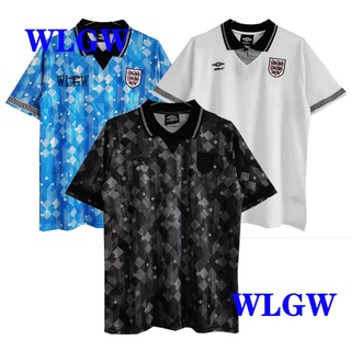 Jersey/Camisa De fútbol Retro Wlgw 1990 camiseta De fútbol para hombre Inglaterra P-xxxg