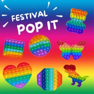 Push Pop It Fidget juguete colorido Tiktok burbuja alivio del estrés juguetes
