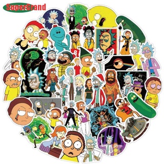 SuperGrand 50Pcs Rick and Morty Stickers Waterproof Laptop Luggage Skateboard Decal (7)