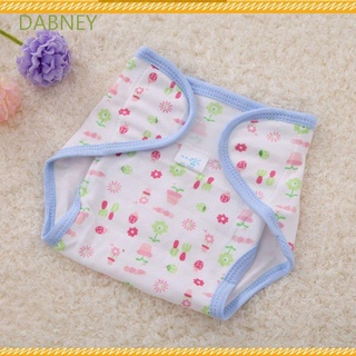 DABNEY algodón bebé pañal gasa de dibujos animados pantalones de aprendizaje fugas impresión puede reutilizable bordado lavado/Multicolor