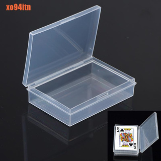 XOITN caja de plástico para jugar a las cartas, caja de almacenamiento PP, caja de póquer (1)