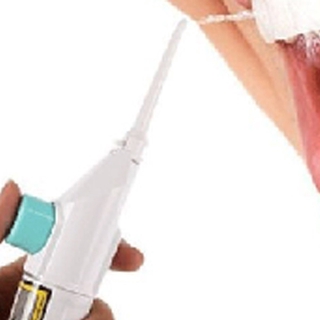 brillante irrigador bucal portátil/hilo dental para limpieza de dientes