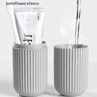 jointflowersfancy travel portátil cepillo de dientes soporte de pasta de dientes caja de almacenamiento organizador cbg