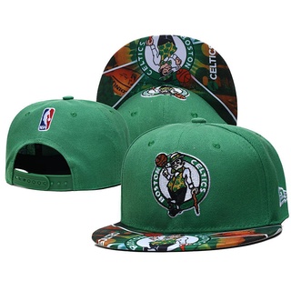 Barato NBA Equipo Hip Hop Tapas Fans Sombrero Ajustable Boston Celtics Casual Sombreros (1)