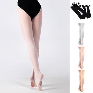 Wis medias convertibles de baile medias de pie calcetines de Ballet pantimedias para niños adultos