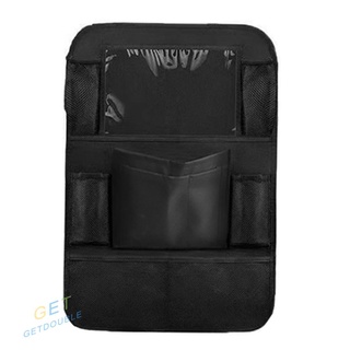(GB) Organizador de asiento trasero de coche bolsa de almacenamiento Multi bolsillo asiento trasero bolsa colgante