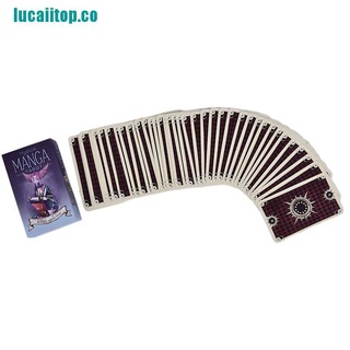LUCAP 78pcs Tarot Cards Mystical Manga Tarot Cards Party Tarot Deck Supplies English (4)