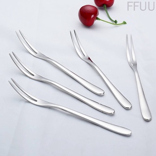 [Ff86] aperitivo postre tenedores de acero inoxidable Mini ensalada degustación de frutas tenedores vajilla de frutas