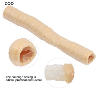 [cod] 16 mm comestible salchicha herramientas de embalaje de salchicha tubos carcasa para fabricante de salchichas 17m caliente