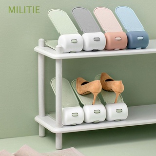 militie gabinete zapatero integrado calzado soporte ranura organizador zapatos ahorro de espacio armario titular ajustable doble soporte estante multicolor