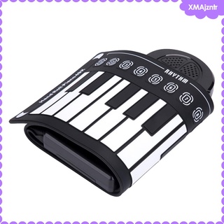 Flexible 49 Keys Roll Up Piano Keyboard Recording Feature