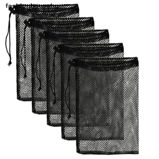 fashionhousehg mesh stuff saco durable nylon cordón bolsa de lavandería enjuague playa juguetes de viaje venta caliente