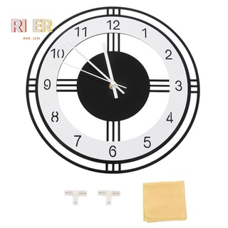 silencioso reloj de pared grande ern diseño funciona con pilas de cuarzo colgante relojes decoración del hogar reloj de cocina
