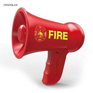 rin fuego lucha megáfono para niños pretender cosplay bomberos portátil mano altavoz juguetes