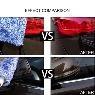 guante premium para el cuidado del coche de felpa suave de alta densidad de microfibra lavado manopla limpieza del coche (4)