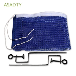 ASADTY Portable Table Tennis Mesh Indoor Ping Pong Grid Table Tennis Net Ping Pong Clamp Retractable Games Replacement Foldable Sports Table Net Rack/Multicolor