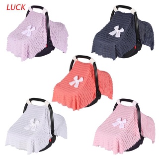 luck baby basket cochecito cubierta multi uso maternidad lactancia materna manta a prueba de viento parasol cubierta protector solar