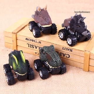Bby--niños\'s Day Creative Simulation dinosaurio modelo tire hacia atrás Mini coche de juguete (3)